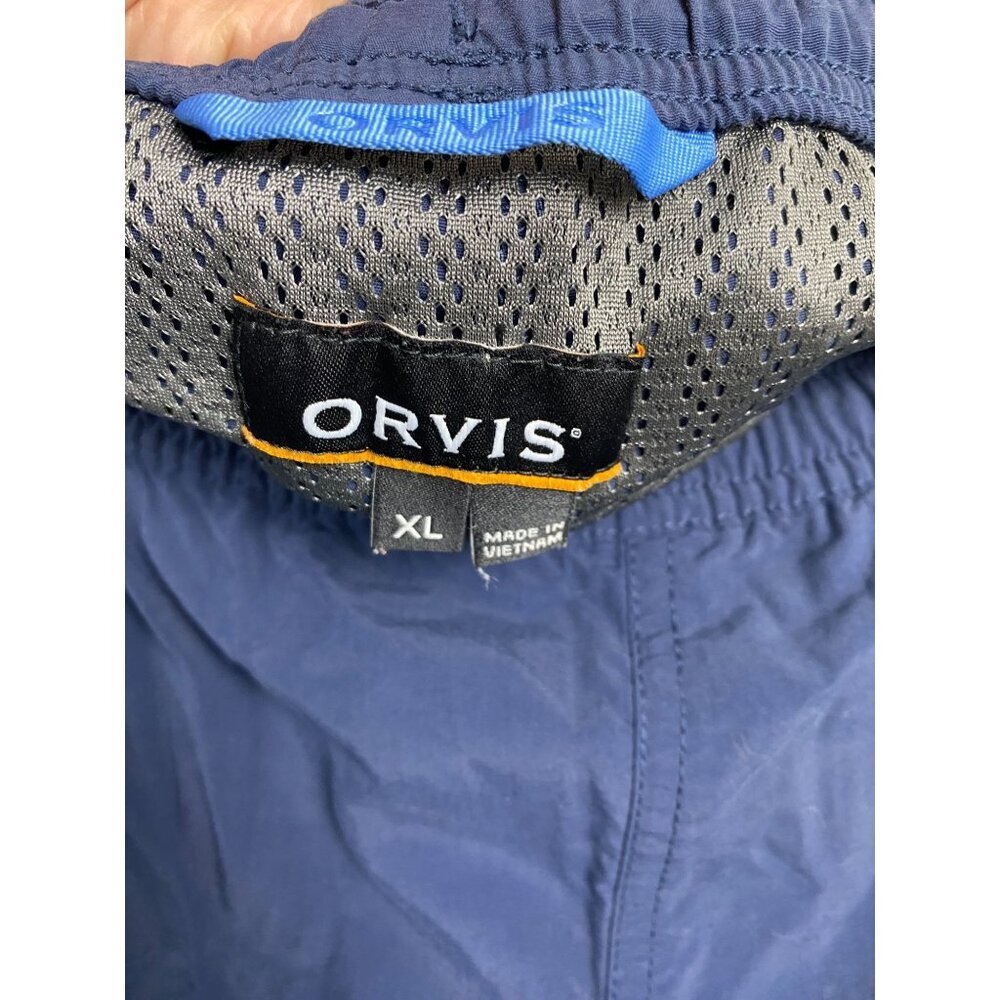 Orvis Board Swim Shorts Mens size XL Blue Outdoor Vacation Beach Summer Spring - Picture 3 of 15
